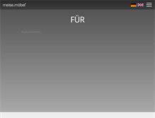 Tablet Screenshot of meisemoebel.de